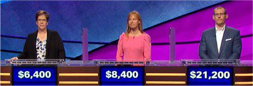 Final Jeopardy (4/23/2020) Sharon Lawson, Molly Bierman, Tim Latham