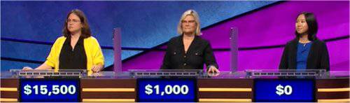 Final Jeopardy (4/28/2020) Sarah Jett Rayburn, Alison Nelson, Mina Le