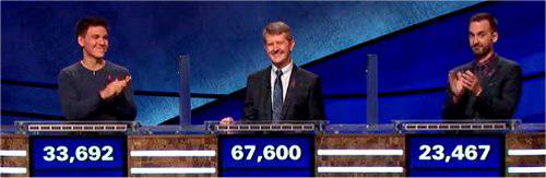 Final Jeopardy (5/12/2020) Brad Rutter, Ken Jennings, James Holzhauer