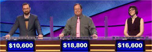Final Jeopardy (5/18/2020) Jesse Laymon, Ben Scripps, Megan Elliott