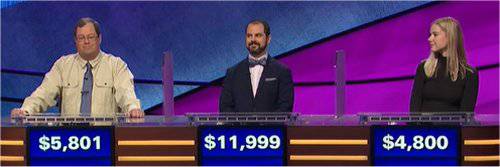 Final Jeopardy (5/20/2020) Ben Scripps, Nathan Berger, Rachel Keen