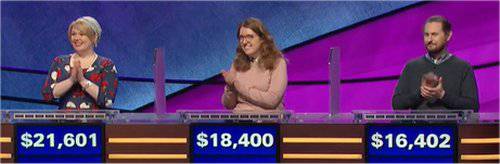 Final Jeopardy (5/26/2020) Meggie Kwait, Katie LaBarge, Sam Matson