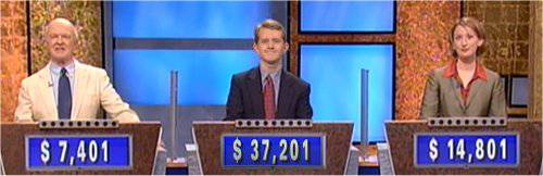 Final Jeopardy (5/4/2020) Jerry Harvey, Ken Jennings, Julia Lazarus