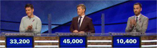 Final Jeopardy (5/5/2020) James Holzhauer, Ken Jennings, Brad Rutter