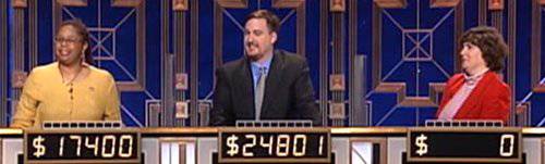 Final Jeopardy (8/4/2020) Claudia Perry, Brad Rutter, Kate Waits