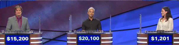 Final Jeopardy (9/17/2020) David Ferrara, Joe Velasco, Beth Gunter