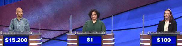 Final Jeopardy (9/25/2020) Sameer Gandhi, Julissa Castillo, Alyssa Weinberger