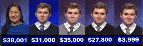 Jeopardy! champs, week of December 14, 2020