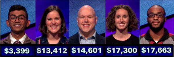 Jeopardy! champs, week of February 3, 2020