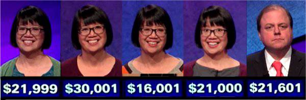 Jeopardy! champs, week of January 13, 2020