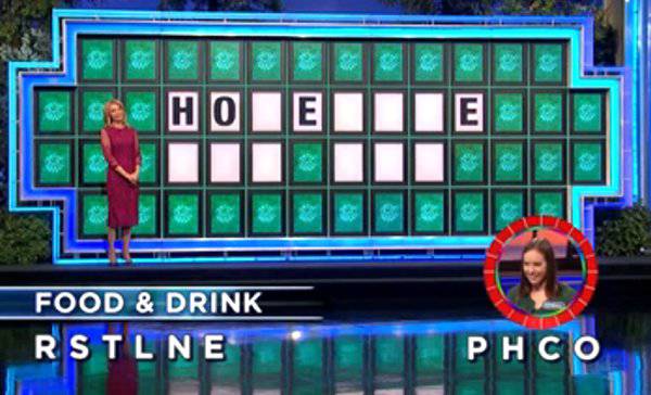 Kendall on Wheel of Fortune (1-13-2020)