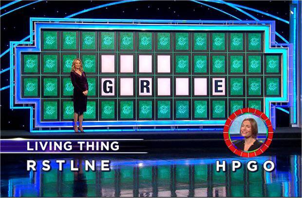 Marie on Wheel of Fortune (1-28-2020)