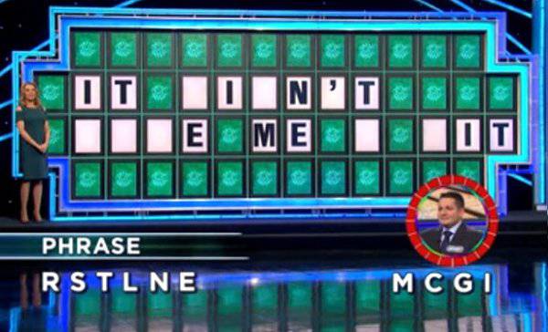 Anthony on Wheel of Fortune (1-31-2020)