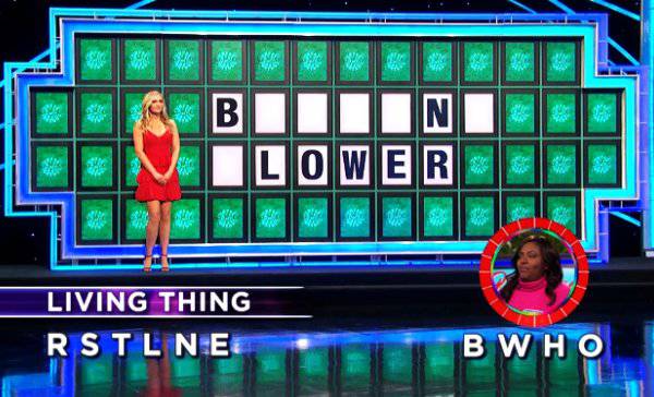 Candice on Wheel of Fortune (1-6-2020)