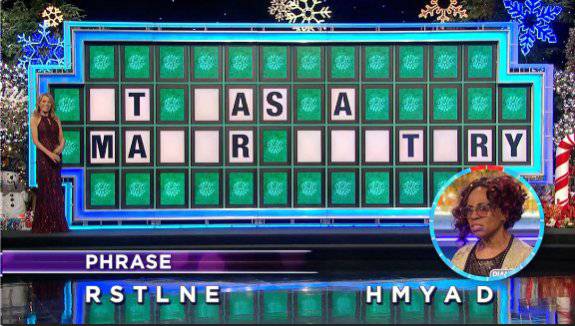 Diana on Wheel of Fortune (12-15-2020)