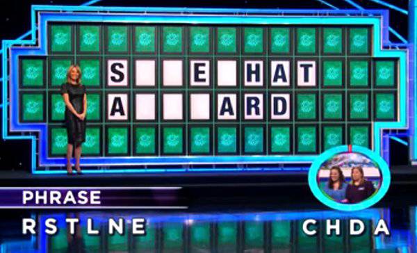 Cat and Lisa on Wheel of Fortune (2-17-2020)