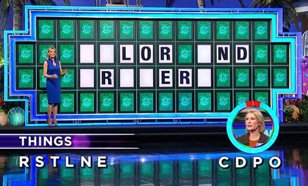 Jessica on Wheel of Fortune (3-5-2020)