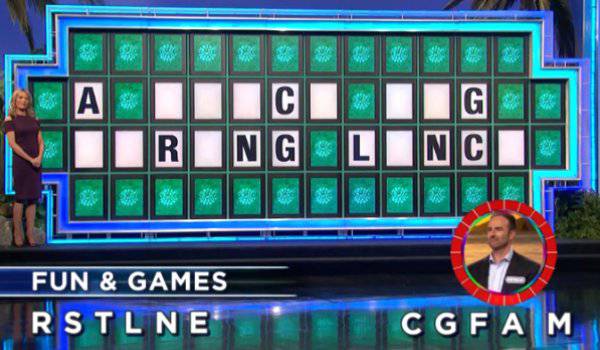 Patrick on Wheel of Fortune (9-8-2020)