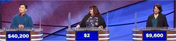 Final Jeopardy (3/30/2021) Susan McMillan, Cyndi Mundt, Bryce Hwang
