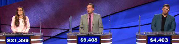 Final Jeopardy (1/13/2021) Lucy Ricketts, Josiah Jenkins, Cameron Whiteside