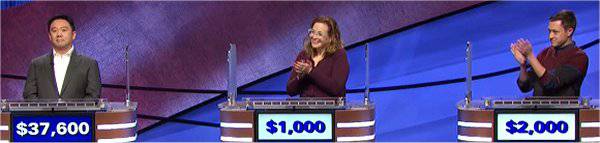 Final Jeopardy (1/22/2021) Brian Chang, Maggie Houska, Jack Weller