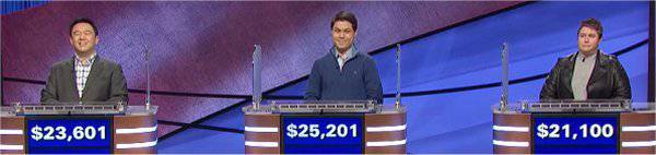 Final Jeopardy (1/28/2021) Brian Chang, Zach Newkirk, Jill Tucker