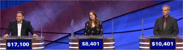 Final Jeopardy (2/22/2021) Sam Stapleton, Natalie Tyson, David Maybury