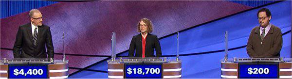 Final Jeopardy (2/3/2021) Steve Crupi, Nicole Kozdron, Paul Acosta