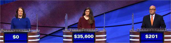 Final Jeopardy (3/26/2021) Lisa O'Brien, Susan McMillan, Paul Pompetti