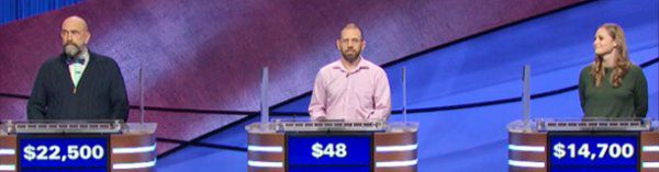 Final Jeopardy (4/12/2021) Dennis Chase, Drew Fox, Allison Means