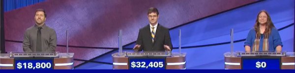 Final Jeopardy (5/17/2021) Jason Zuffranieri, Ryan Bilger, Sarah Jett Rayburn