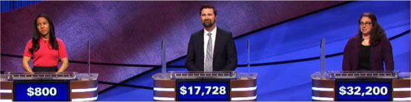 Final Jeopardy (5/5/2021) Hanna Howard, Elliott Goodman, Jamie Logan