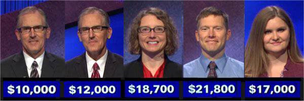 Jeopardy! champs, week of January 25, 2021