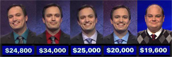 Jeopardy! champs, week of February 8, 2021