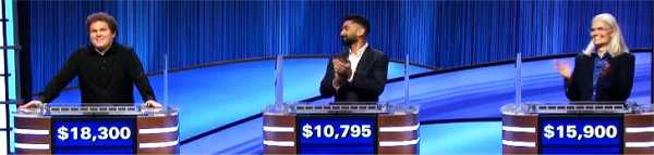 Final Jeopardy (10/13/2021) Jonathan Fisher, Bilal Ali, Mary Garvey