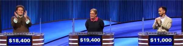 Final Jeopardy (10/26/2021) Jonathan Fisher, Nancy Donehower, Mandela Namaste