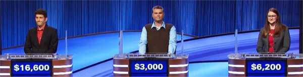 Final Jeopardy (10/6/2021) Matt Amodio, David Garcia, Casey Brown