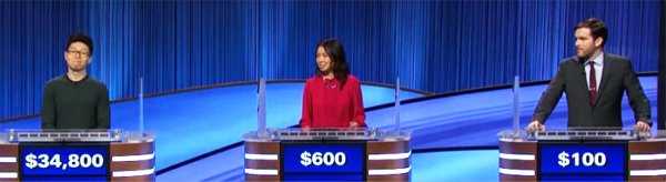 Final Jeopardy (11/12/2021) Andrew He, Dorothy Lam Frey, Brennan Harkin