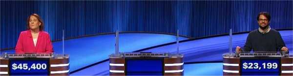 Final Jeopardy (11/22/2021) Amy Schneider, Heidi Stumb, Mack Hayden