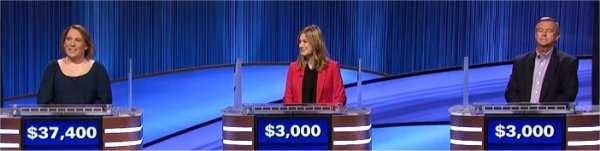 Final Jeopardy (11/24/2021) Amy Schneider, Madeline Hornsey, Dan Brady