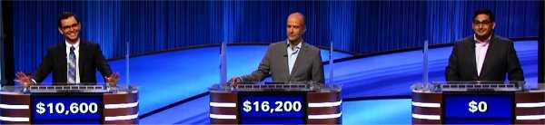 Final Jeopardy (11/3/2021) Tyler Rhode, Tony Freitas, Julian Huerta