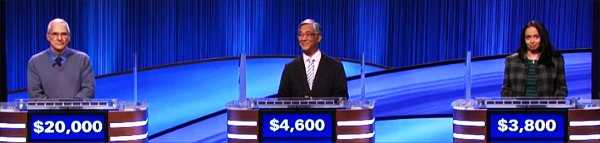 Final Jeopardy (12/16/2021) Sam Buttrey, Ed Hashima and Alisa Hove