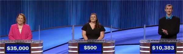 Final Jeopardy (12/21/2021) Amy Schneider, Kaitlyn Pesterfield, Jason Snyder