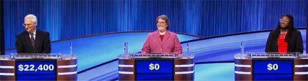 Final Jeopardy (12/8/2021) Sam Buttrey, Lisa Dresner, Ashleigh Lawrence-Sanders