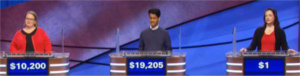 Final Jeopardy (6/24/2021) Sandy Olive, Arman Ramnath, Kirsten Haas