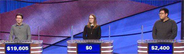 Final Jeopardy (7/20/2021) Josh Saak, Grace DeVuono, Darwin Fu