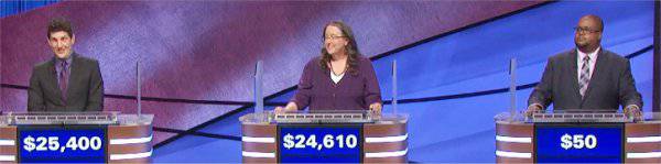 Final Jeopardy (7/27/2021) Matt Amodio, Barb Fecteau, Jon Waters