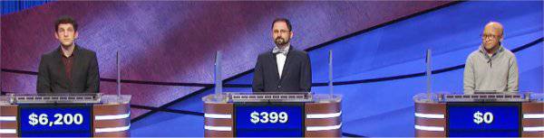 Final Jeopardy (8/4/2021) Matt Amodio, Kevin Blume, Nicole Yuen