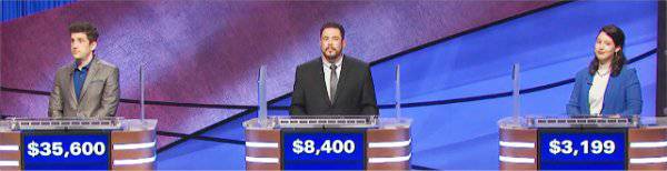 Final Jeopardy (8/6/2021) Matt Amodio, Patrick Pacheco, Madeline Birkner