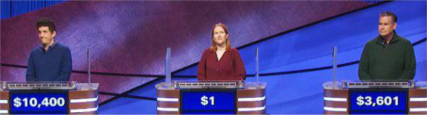 Final Jeopardy (8/9/2021) Matt Amodio, Kristen Nagle, Brian Cordova-Brookey
